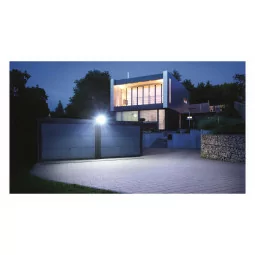 Proiector LED pentru exterior cu senzor, 20W ,2120lm 240° 161x180x221mm 3000K negru IP44