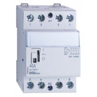 Contactor EGUtec REG , 4 NO 40A , cu control manual