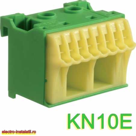 Hager QC KN10E - Bara PE 2x 25mm² + 8 x 4 mm²