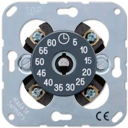 Jung 11060 ,Cronometru modular montaj in doza sub tencuiala 16 AX/250 V ~, 2-pol, o direcție Max. 60 min.