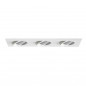 Modul incastrat dreptunghiular alb 3-lampi , ,Brumberg 45026170