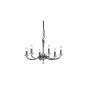 Candelabru ,negru - ,6 230V AC 6x40W PL sch.-ch. ,Brumberg 859026