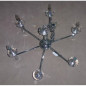 Candelabru , crom ,6 230V AC 6x40W PL crom ,Brumberg 859056
