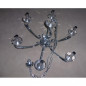 Candelabru , crom ,Pendell. E14 max. 6x40W ,Brumberg 50804020