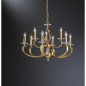 Candelabru , gold ,Pendell. E14 max. 9x40W ,Brumberg 50805050