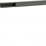 Cablu canal fara interioare sau laterale perforati din PVC BA6 20x25mm gri piatra , Hager B2002507030O