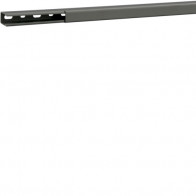 Cablu canal fara perforatii laterale din PVC BA6 30x15mm gri piatra , Hager B3001507030B