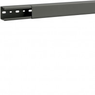 Cablu canal fara perforatii laterale din PVC BA6 40x40mm gri piatra , Hager B4004007030B