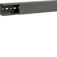 Cablu canal fara perforatii laterale din PVC BA6 40x60mm gri piatra , Hager B4006007030B