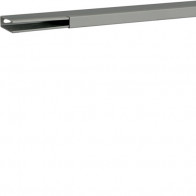 Cablu canal fara perforatii laterale din PVC BA6 60x15mm gri piatra , Hager B6001507030B