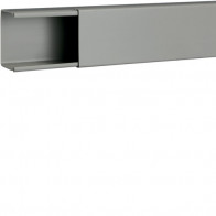 Cablu canal fara interioare sau laterale perforati din PVC BA6 60x80mm gri piatra , Hager B6008007030O