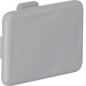 Capac terminal din PVC la Cablu canal LKG 37x25mm gri piatra , Hager LK3702547030