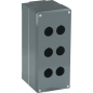 ABB 080SP6 ,Carcasă din metal , 6 Posturi de comandă gri , din aluminiu, IP66