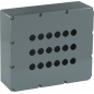 ABB 080SP18 ,Carcasă din metal , 18 Posturi de comandă gri , din aluminiu, IP66