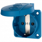 Mennekes 11031 ,Priza modulara CEE pentru montajul in carcase sau canale SCHUKO , 16A 2 poli +E , 230V , IP54 , BL Mennekes 11031 ,Priza modulara CEE pentru montajul in carcase sau canale SCHUKO , 16A 2 poli +E , 230V , IP54 , BL