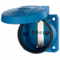 Mennekes 11331 ,Priza modulara CEE pentru montajul in carcase sau canale SCHUKO , 16A 2 poli +E , 230V , IP54 , BL