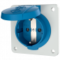 Mennekes 11031F ,Priză SCHUKO albastră IP54 BL 16A 2 poli +E 230V