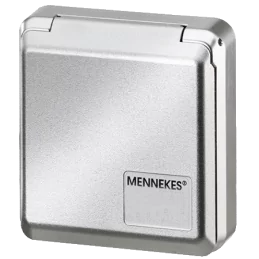 Mennekes 4909 ,Cepex-Priza modulara CEE pentru montajul in carcase sau canale SCHUKO 16A 2 poli 230V IP44