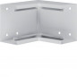 Colț interior din profil de bază tablă de oțel la BRS 70x100mm Capac 80mm gri deschis , Hager BRS6510047035
