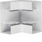 Colț interior din profil de bază la BRS 85x170mm Capac 80mm din tablă de oțel alb , Hager BRS8517049010