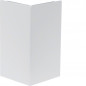 Capac colț exterior la BRS 120mm din tablă de oțel in alb , Hager BRS1202A9010