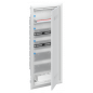 ABB UK660MV Tablou multimedia , sub tencuială 5-rânduri, ușă ventilată