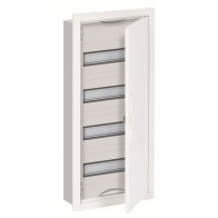 ABB U41 Tablou electric sub tencuială 4 randuri, cu rama si usa