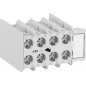 ABB MACN422AT Contactor auxiliar 2NO/2 NC conectare cu șurub, montaj frontal