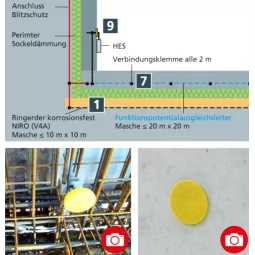 Piesă de capăt în formă de Z cu câte 1 orificiu D 10,5 mm și D 12,5 mm Oțel inoxidabil , DEHN 390499