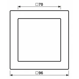 Rama pentru prize si aparataj Jung ALD298XAN seria LS-design antracit