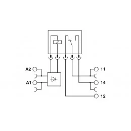 Clema modul releu interfata PLC , Phoneix PLC-RSC-230UC/21