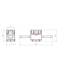 Doze montaj in beton cu capac , Kaiser 1211-01 PREFIX 60