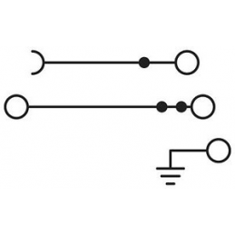 Clema PTI2.5-PE/L/NT 0.14-4.0 mm², 24 A, 6 kV, gri, 3213946