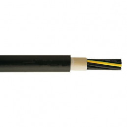 Cablu NYY-J 3x1,5 mm², ignifug conform EN 60332-1-2,100m rola