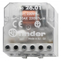 Finder releu de impuls , 1NO 10 A, oprit/pornit, 230 V AC