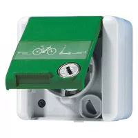 Priză cu cheie pentru biciclete si trotinete electrice e-bicicletă JUNG 820 GN NAWSLEB