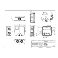 Doza aparenta 75x75x37mm IP55 5x terminale cu șurub 2,5qmm gri