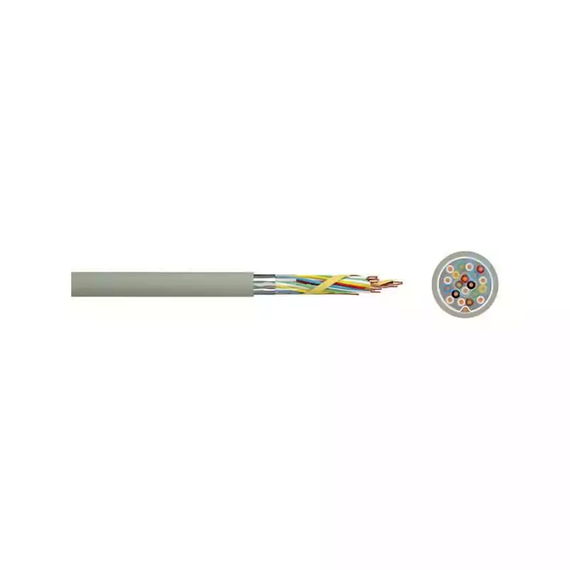 Cablu telecomunicatii 2x2x0.8mm gri, J-Y(ST)Y2X2X08 ,100m