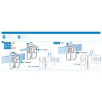 Suport fixare platbanda de perete din Cupru , distanță până la perete 11mm