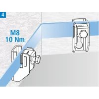 Suport fixare platbanda de perete din Cupru , distanță până la perete 11mm