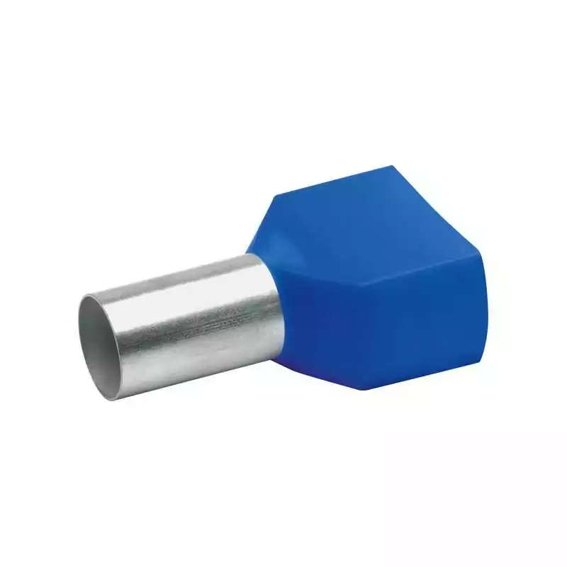 Ferulă dublă izolată albastru cupru stanatt 30.0mm 16 mm² galvanizat