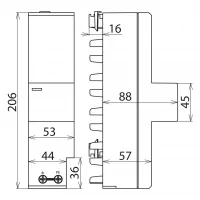 Descărcător supratensiune tip 1+2 DEHNshield ZP Basic DSH ZP B TT 255