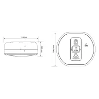 Detector monoxid de carbon Ei Electronics Ei208iW i-Series cu funcție AudioLink