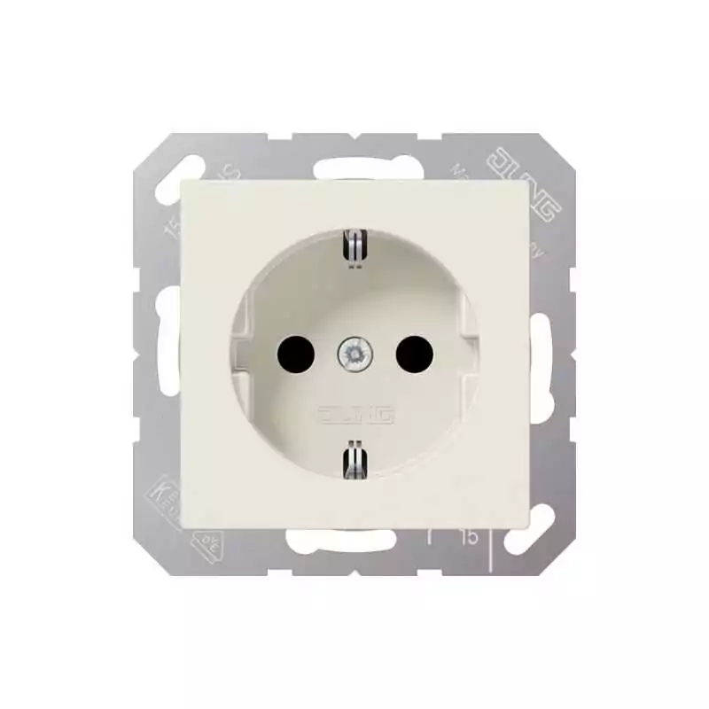 Priză SCHUKO, 16 A 250 V ~, duroplast antibacterian, seria AS, alb