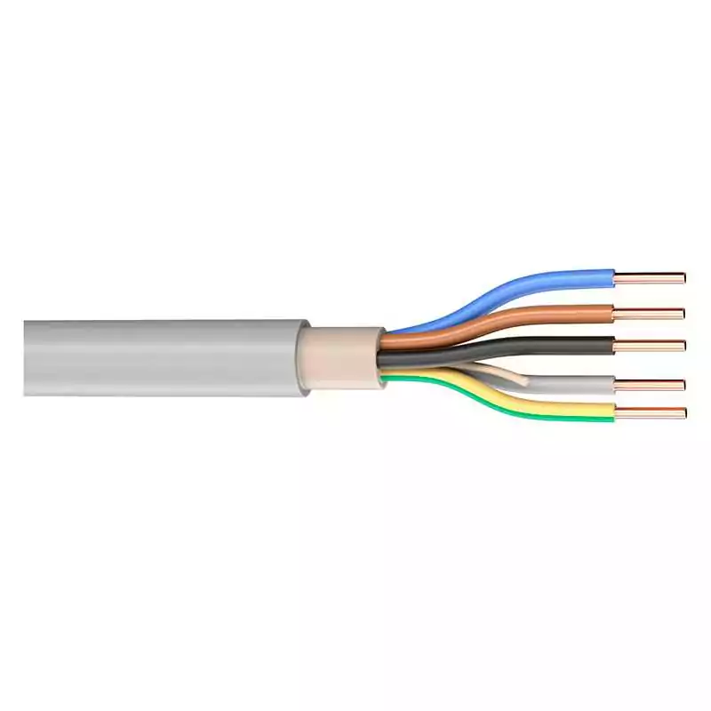 CYY-F 5x2,5 mm² - Cablu electric din cupru cu izolaţie din PVC 0,6/1 kV