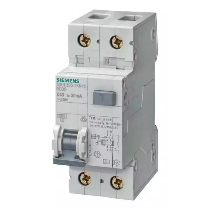 Siemens RCBO tip A 6kA 20A B 30mA