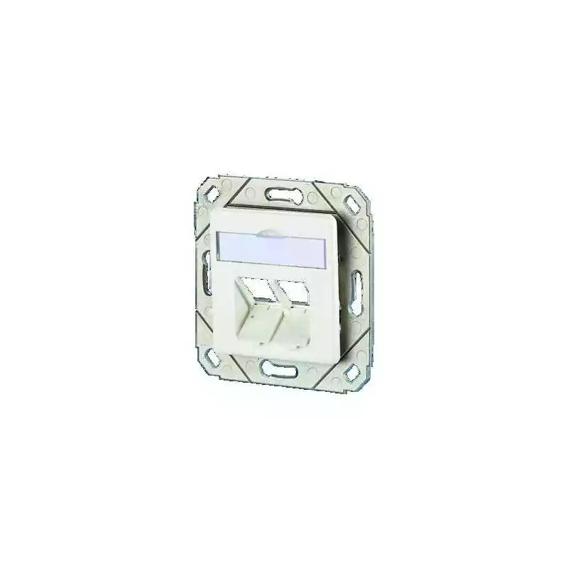 Netcom Soclu gol pentru 2x E-DATModul Cat.6A 8/8 8 UP0 sau module F Coaxial