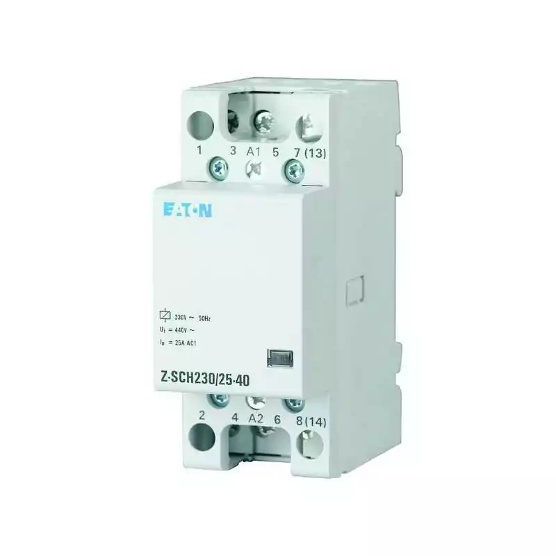 Contactor modular de instalatii Eaton 248852 ,230VAC, 4 NO, 40 A