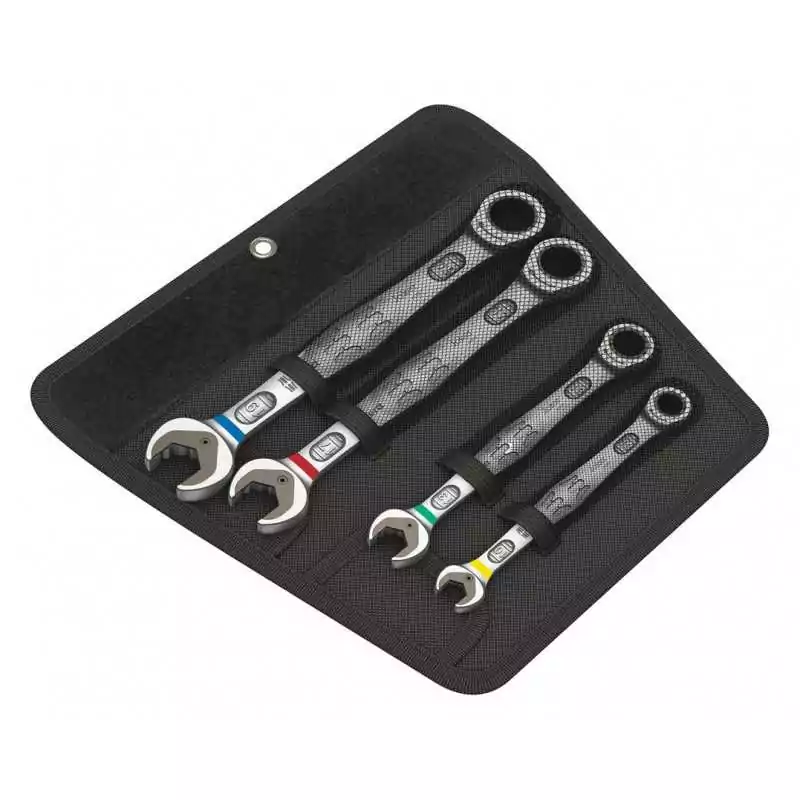 Set cheii combinată cu clichet-S. Set Joker 4 piese Primium, WERA 0516440