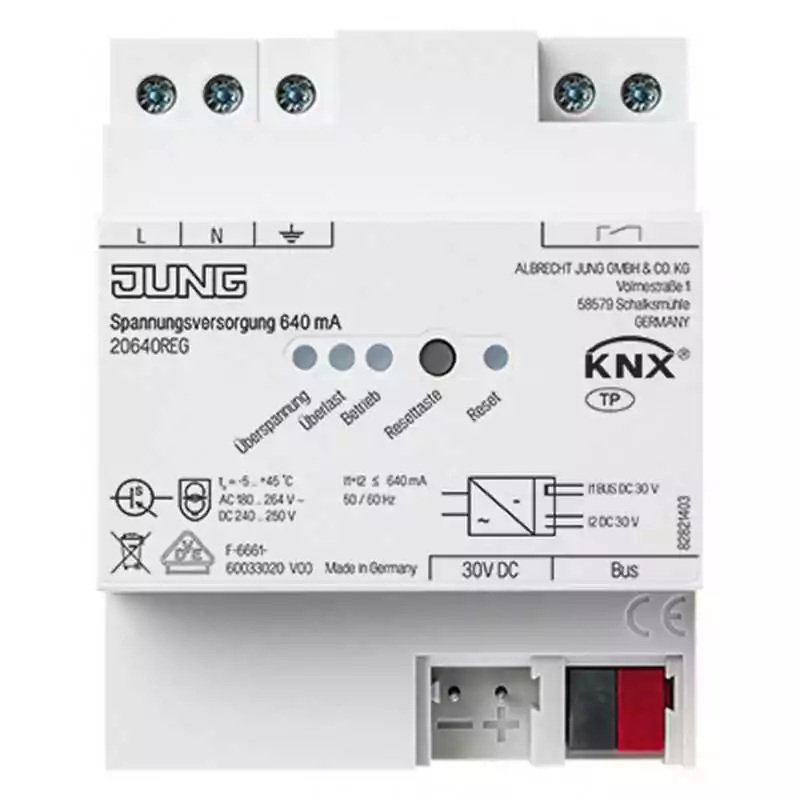 Sursa KNX alimentare 640 mA , Jung 20640REG